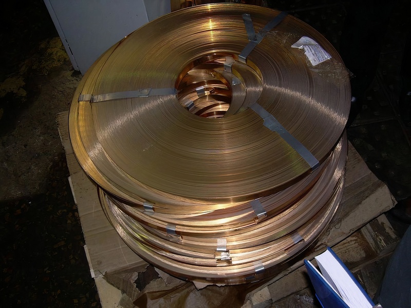 Биметаллическая лента 1 мм 80 мм АПМ-1М ТУ 1-9-548-87