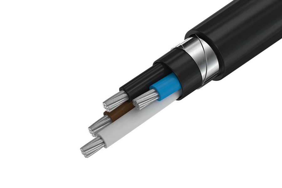 Бронированный кабель алюминиевый 1 3 кВ 4 мм АПвБбШв ГОСТ 16442-80