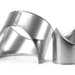 Врезка кожуха из зеркальной нержавеющей стали 160 мм