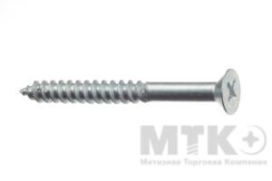 Шурупы с потайной головкой ГОСТ 1145 оцинкованные (3,0 x 10)